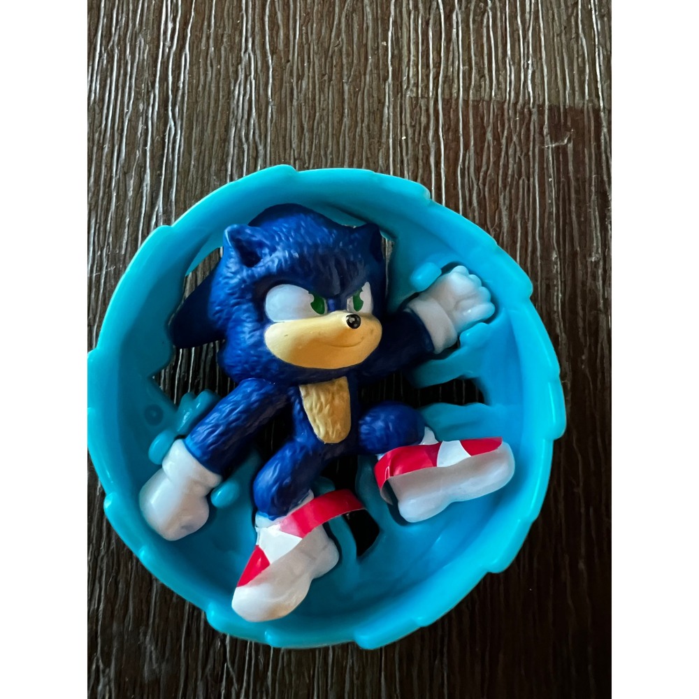 Sonic the Hedgehog 2 Movie McDonald's Happy Meal Toy Spinning Disc Figure 2022